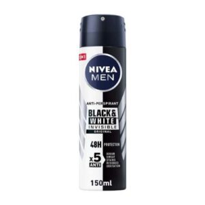 Nivea Invisible Black & White Deodorant Spray For Men - 150ml