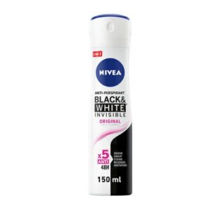 Nivea Black & White Invisible Original Deodorant Spray For Women - 150ml