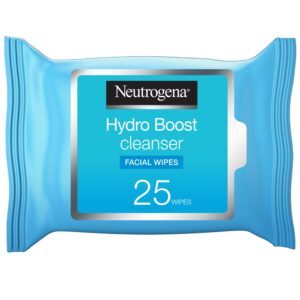 Neutrogena Makeup Remover Face Wipes, Hydro Boost Cleansing - 25 Pcs