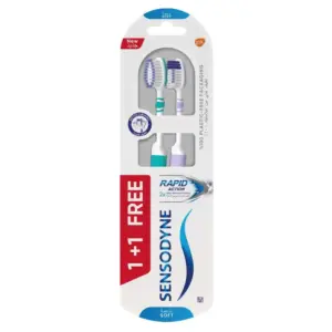 Sensodyne Rapid Action Toothbrush Soft 1+1