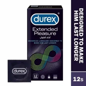Durex Condom Extended Pleasure -12 Pcs